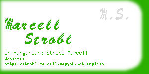 marcell strobl business card